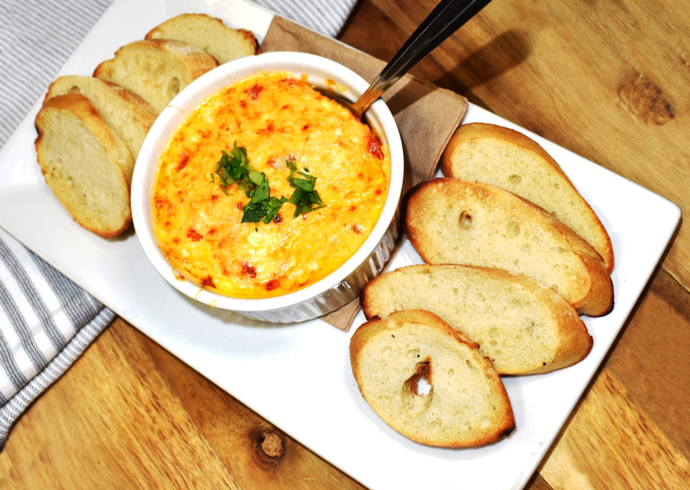 Village Corner pimento cheese with toasted bread